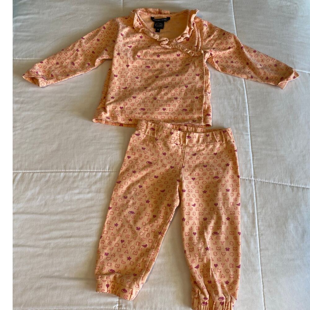 Little Marc Jacobs 2 Piece Lettered Baby Girl Outfit- Size 1A (12-18m) - Picture 8 of 12